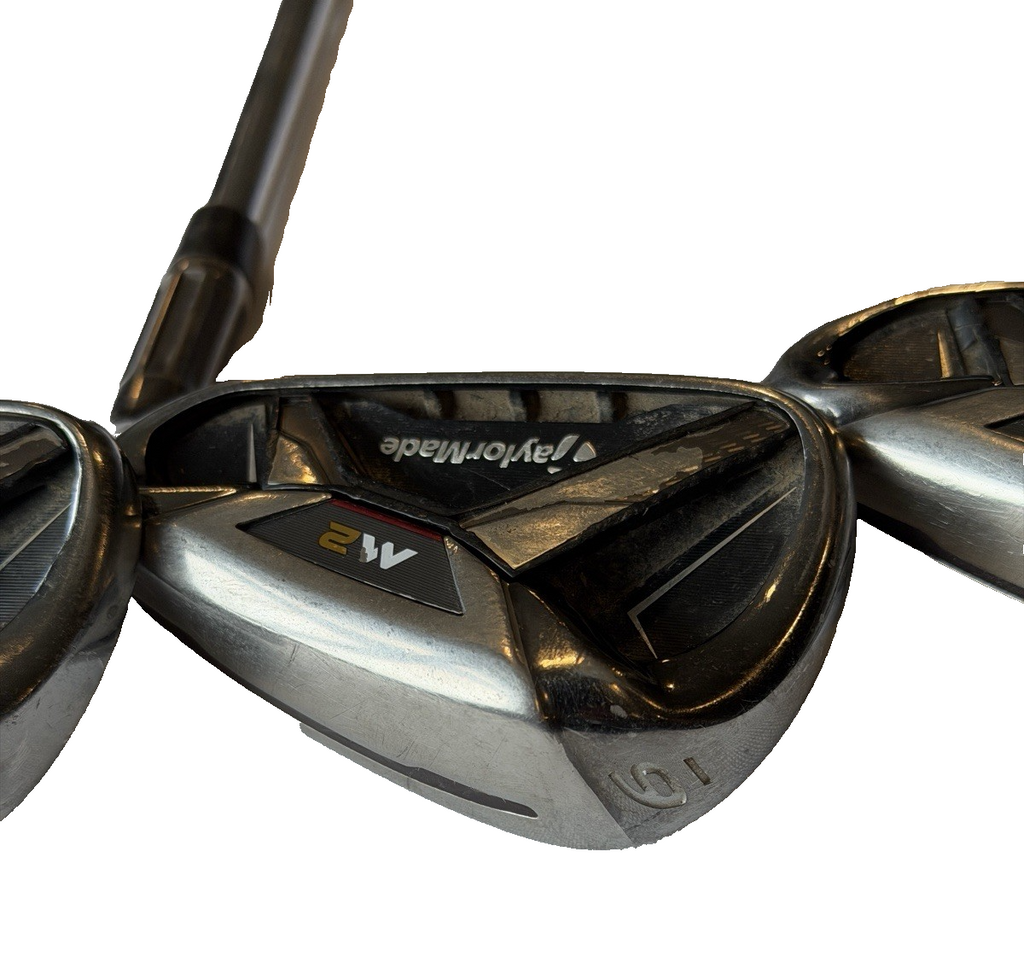 TaylorMade M2 9pc Iron Set Right-Handed Steel Stiff Stainless Steel 4-LW - Stiff